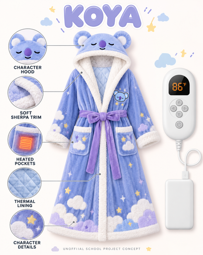 Borahae Heated Robes