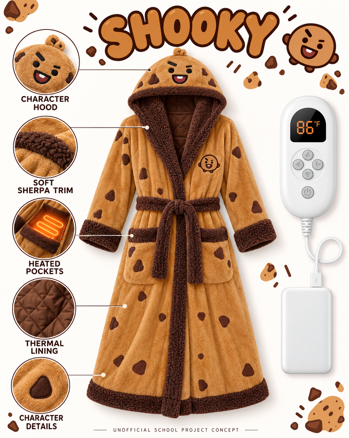 Borahae Heated Robes
